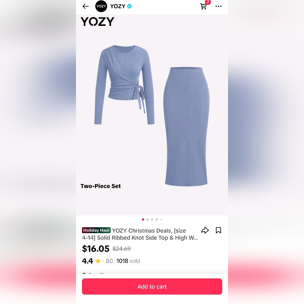 2 piece skirt set